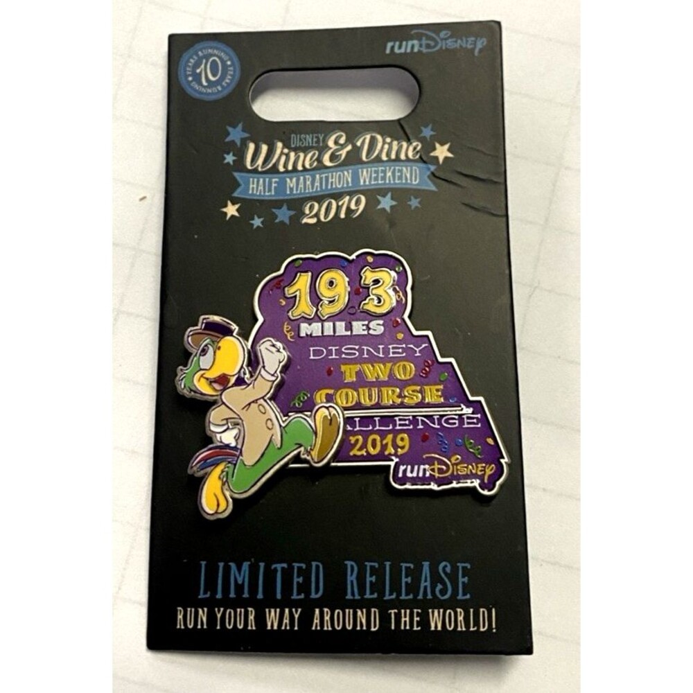 Disney Wine & Dine 2019 19.3 Miles Limited Release Jose Carioca Pin New
